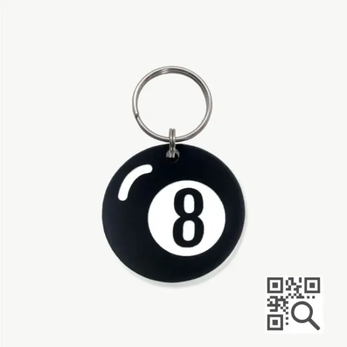 Tag de Identificação com QR Code Bola 8 - Petscan - Imagem 1