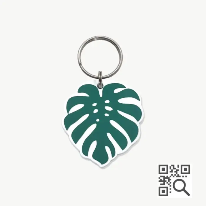 Tag de Identificação com QR Code Costela-de-Adão - Petscan - Imagem 1