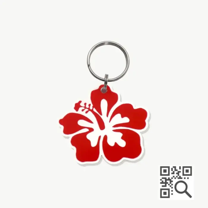 Tag de Identificação com QR Code Hibisco - Petscan - Imagem 1