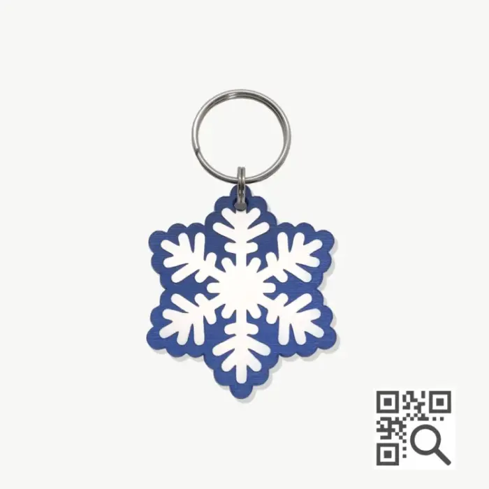 Tag de Identificação com QR Code Inverno - Petscan - Imagem 1