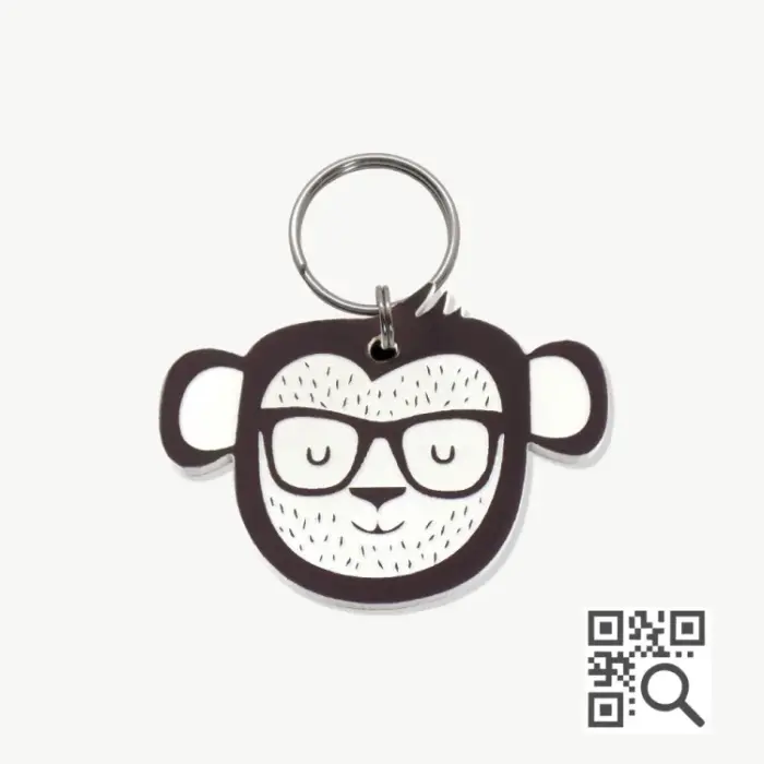 Tag de Identificação com QR Code Monkey - Petscan - Imagem 1
