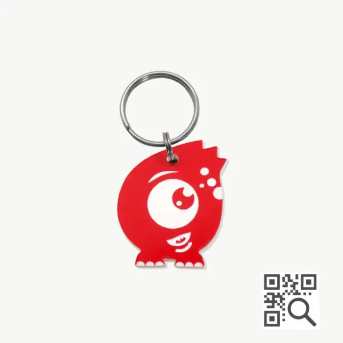 Tag de Identificação com QR Code Ovídeo - Petscan - Imagem 1