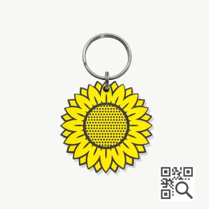 Tag de Identificação com QR Code Primavera - Petscan - Imagem 1