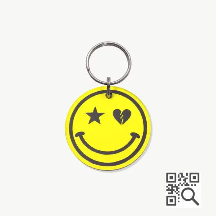 Tag de Identificação com QR Code Smile - Petscan - Imagem 1